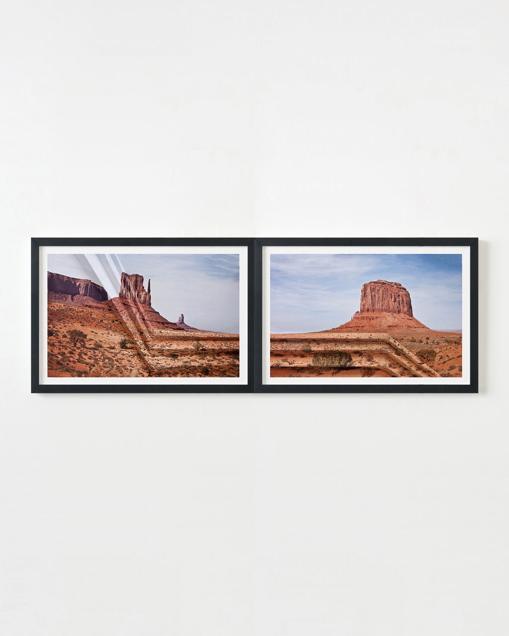 Photography by Millee Tibbs titled "Mountains + Valleys (Monument Valley #1, Diptych)" - 3.