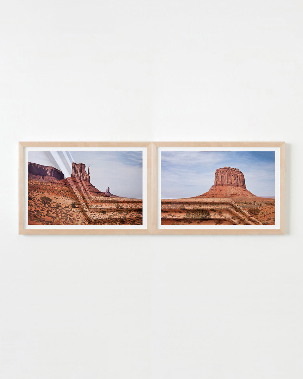 Photography by Millee Tibbs titled "Mountains + Valleys (Monument Valley #1, Diptych)" - 4.