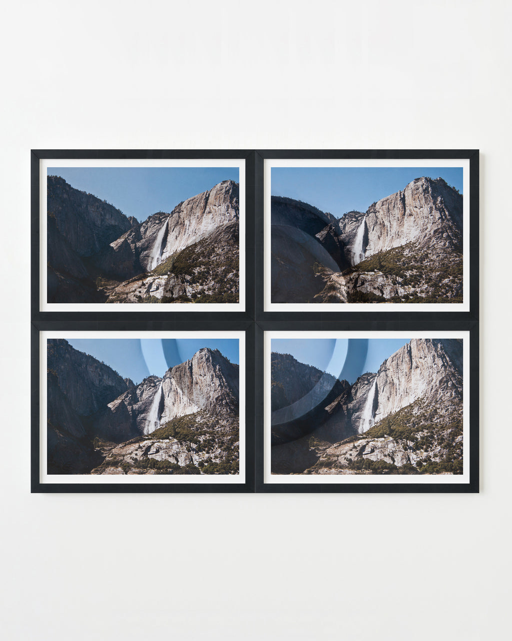 Photography by Millee Tibbs titled "Mountains + Valleys (Yosemite Falls, Tetraptych)" - 3.