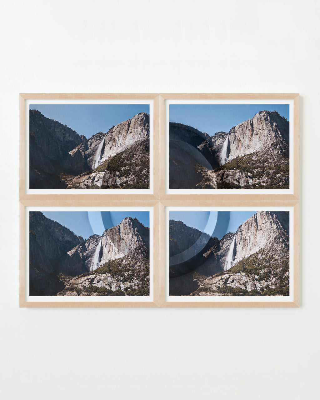 Photography by Millee Tibbs titled "Mountains + Valleys (Yosemite Falls, Tetraptych)" - 4.
