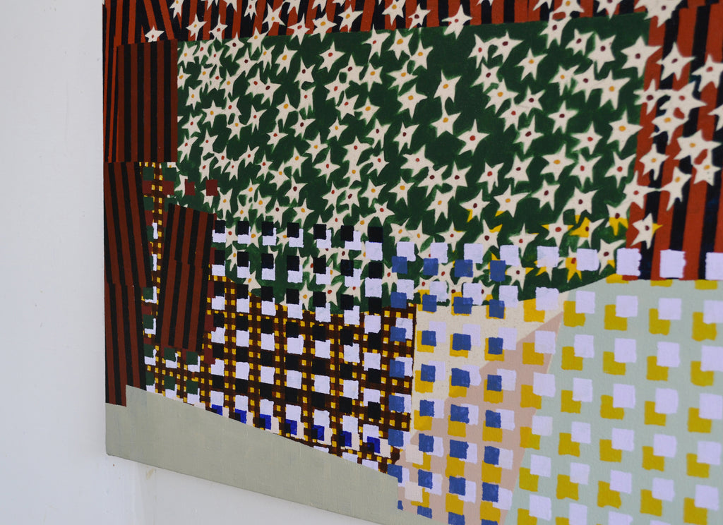 Painting by Misato Suzuki titled "Descendent of Memory" - 3.