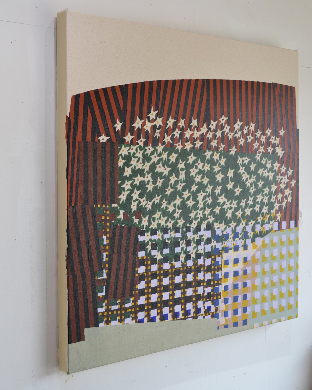 Painting by Misato Suzuki titled "Descendent of Memory" - 4.