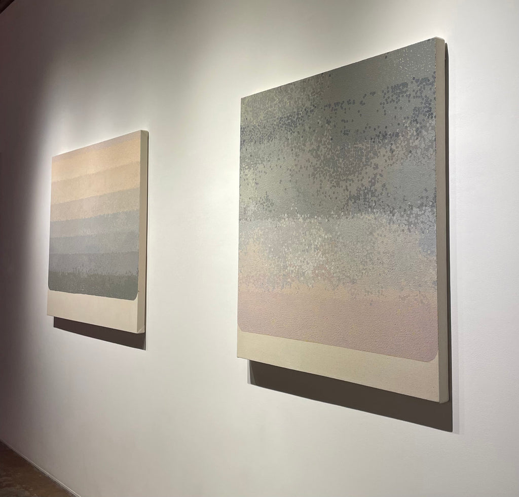 Painting by Misato Suzuki titled "Discreet Place IV" - 3.