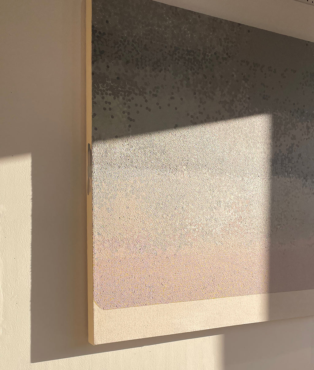 Painting by Misato Suzuki titled "Discreet Place IV" - 4.