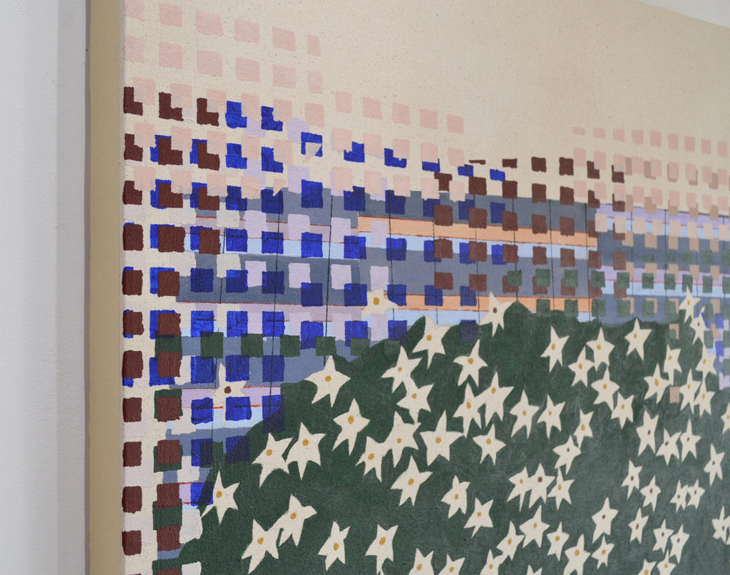 Painting by Misato Suzuki titled "Door of The Cosmos" - 4.