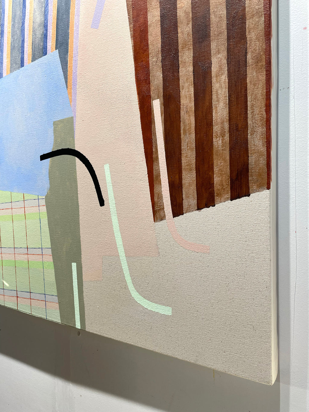Painting by Misato Suzuki titled "Enfold" - 4.
