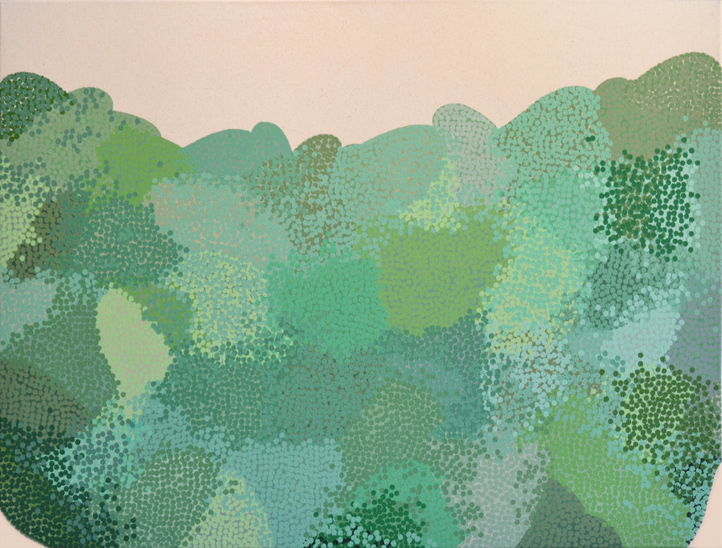 Painting by Misato Suzuki titled "Forest Dune SR2" - 2.