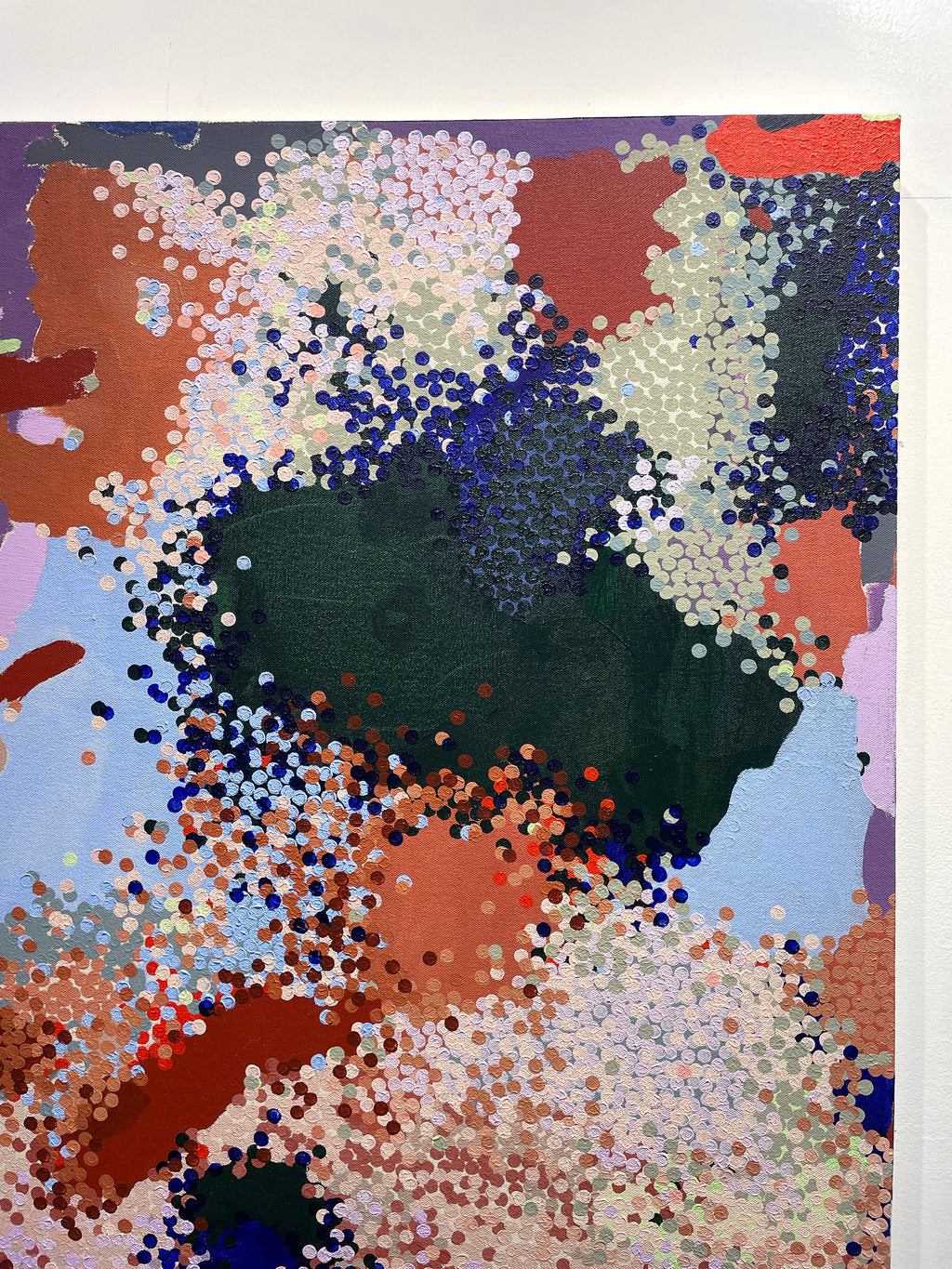 Painting by Misato Suzuki titled "Joyful Implode" - 3.