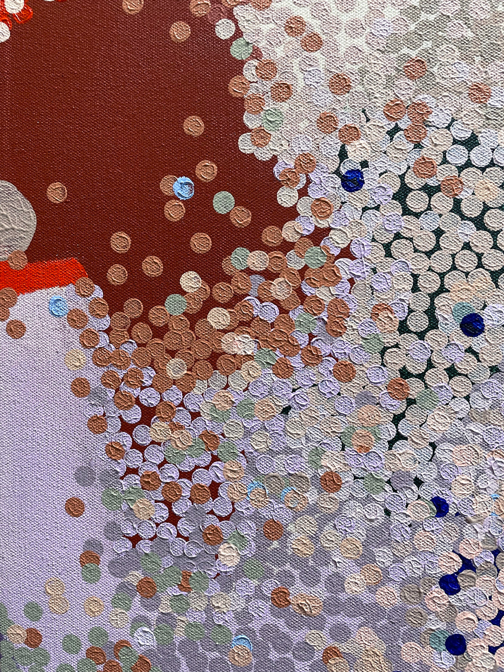 Painting by Misato Suzuki titled "Joyful Implode" - 4.