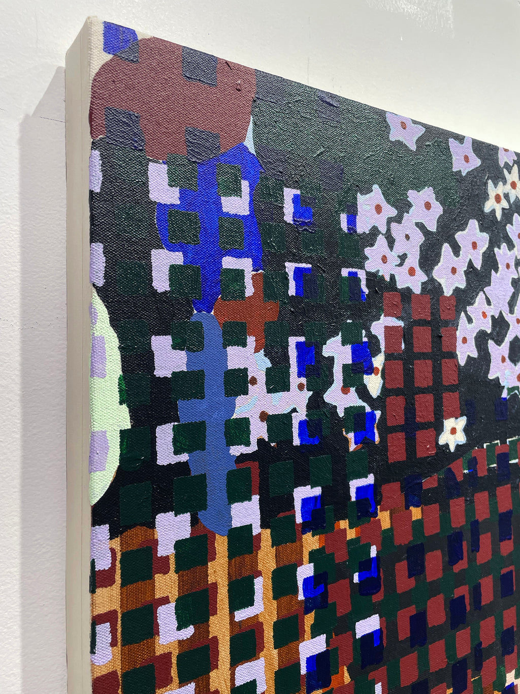 Painting by Misato Suzuki titled "Starflower" - 3.