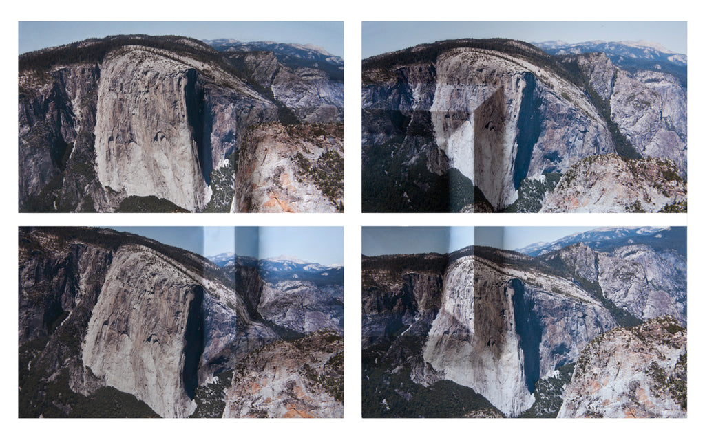 Photography by Millee Tibbs titled "Mountains + Valleys (El Capitan, Tetraptych)" - 2.