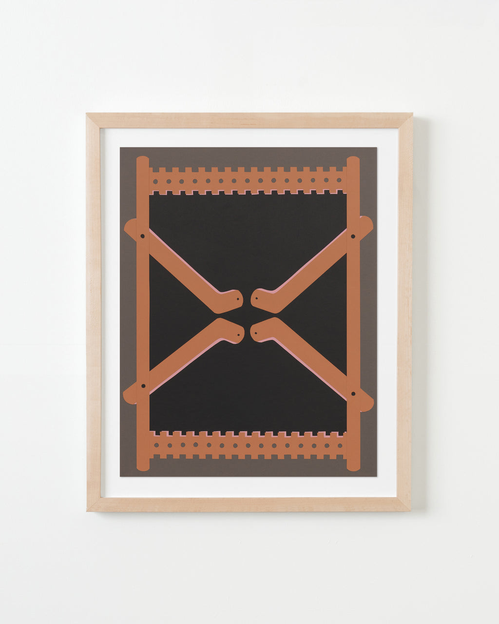 Mixed Media by Natalie Beall titled "Utility Suite (Girder)" - 4.