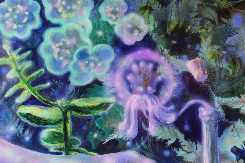 Painting by Nefertiti Jenkins titled "Another Earthy Sip" - 4.