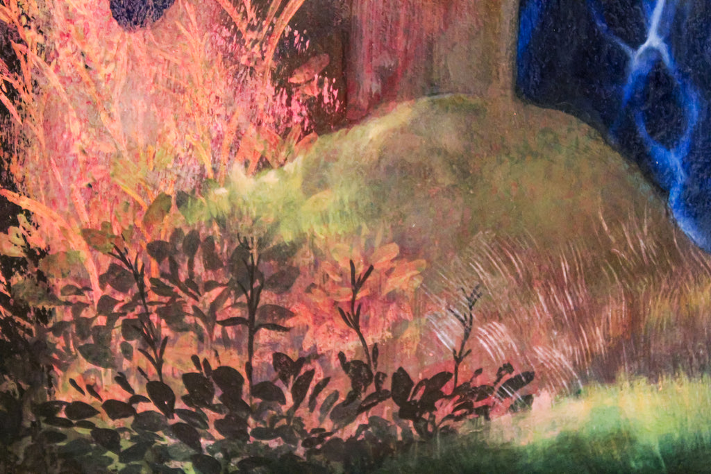 Painting by Nefertiti Jenkins titled "Drink Deep" - 5.