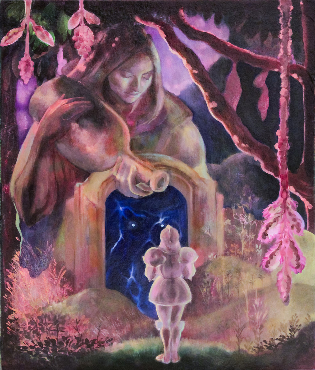 Painting by Nefertiti Jenkins titled "Drink Deep" - 2.