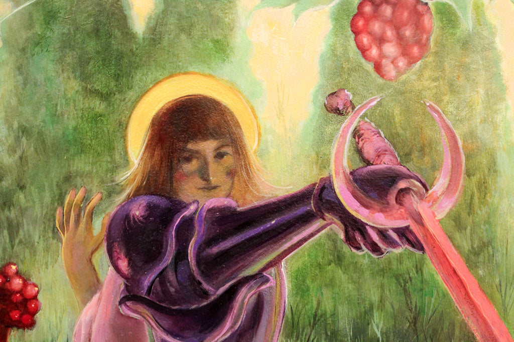 Painting by Nefertiti Jenkins titled "Formerly Untouched" - 3.