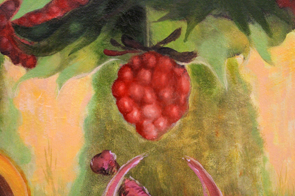 Painting by Nefertiti Jenkins titled "Formerly Untouched" - 5.