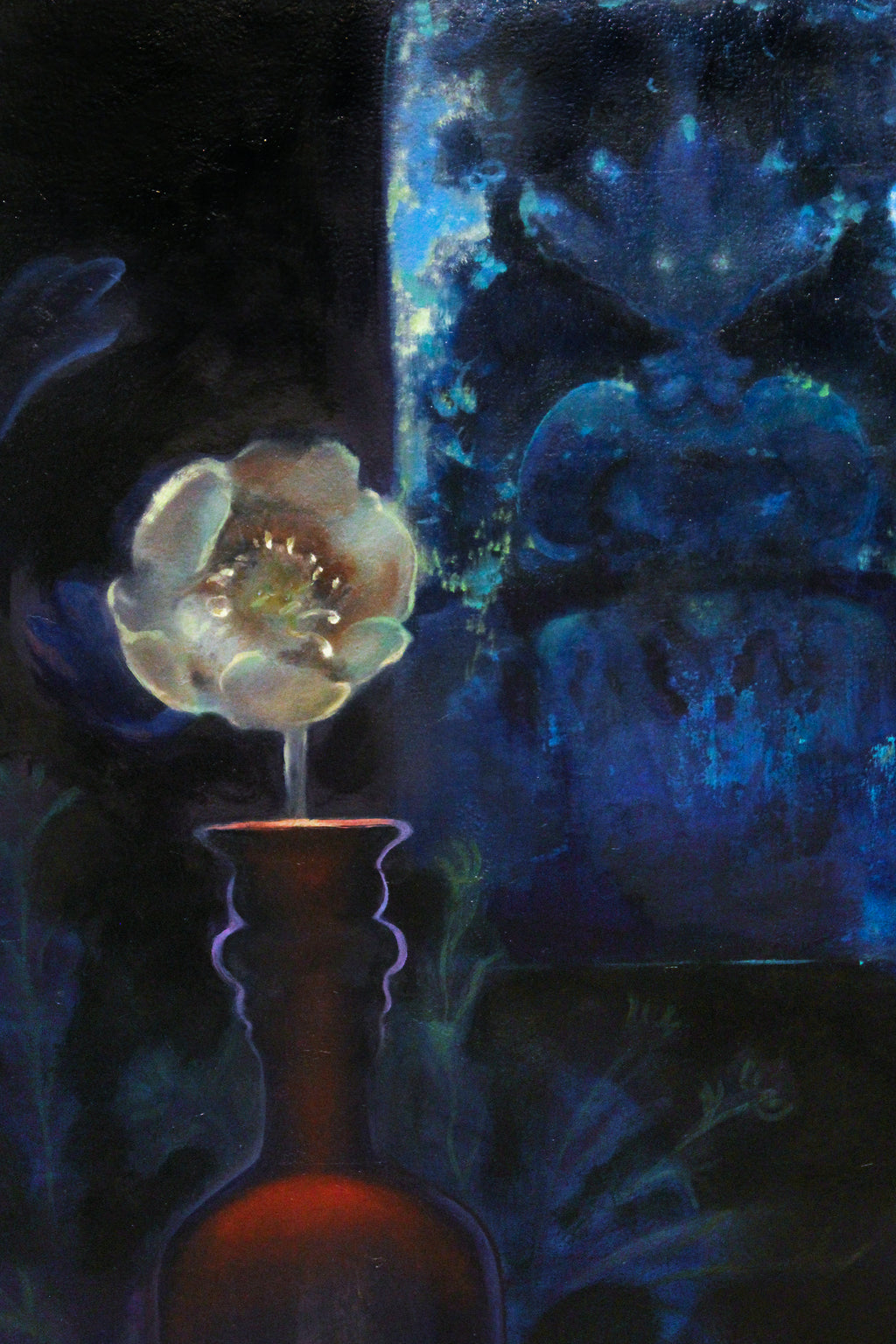 Painting by Nefertiti Jenkins titled "Put to rest" - 4.