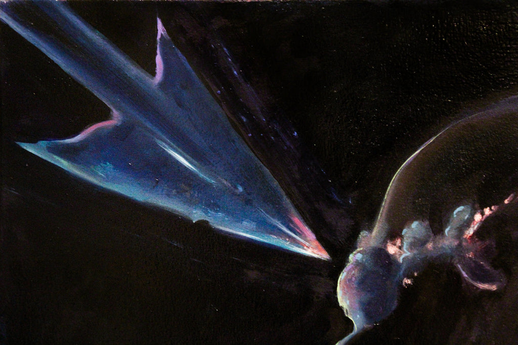 Painting by Nefertiti Jenkins titled "Put to rest" - 5.