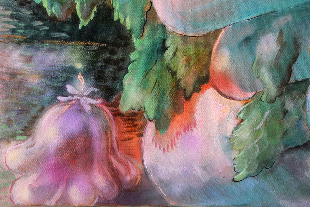 Painting by Nefertiti Jenkins titled "Shrub Infusion" - 3.