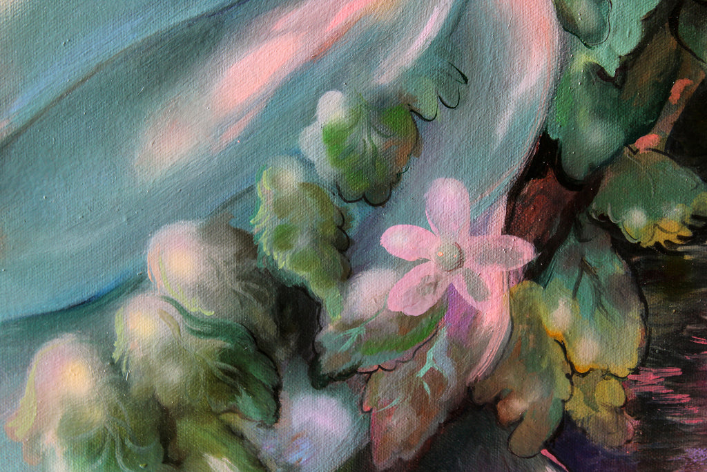 Painting by Nefertiti Jenkins titled "Shrub Infusion" - 5.