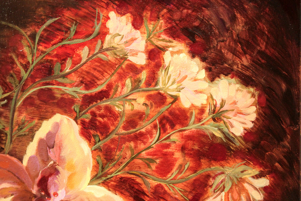 Painting by Nefertiti Jenkins titled "Signal" - 3.