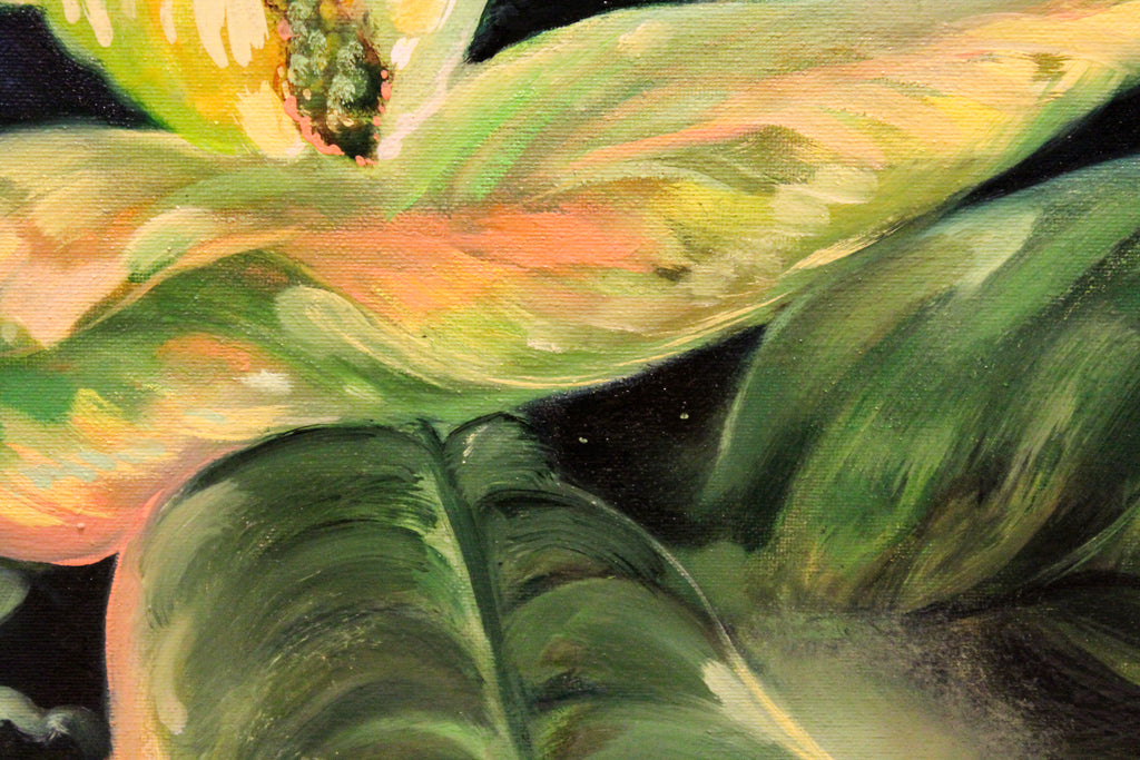 Painting by Nefertiti Jenkins titled "Spathy Life" - 4.