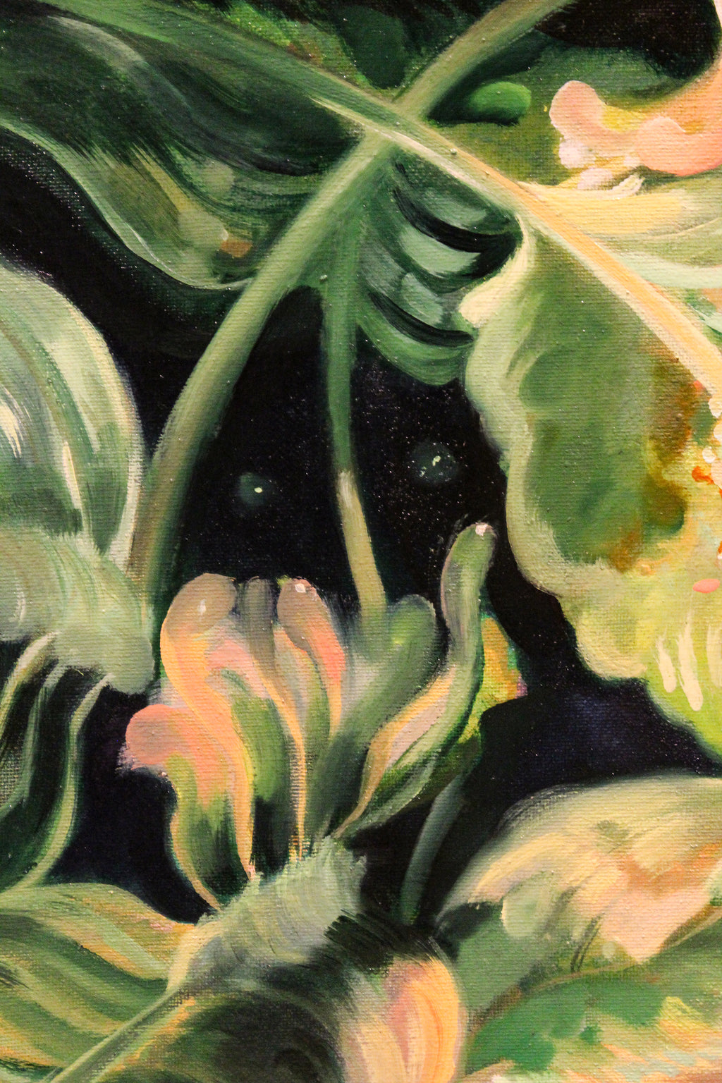 Painting by Nefertiti Jenkins titled "Spathy Life" - 5.