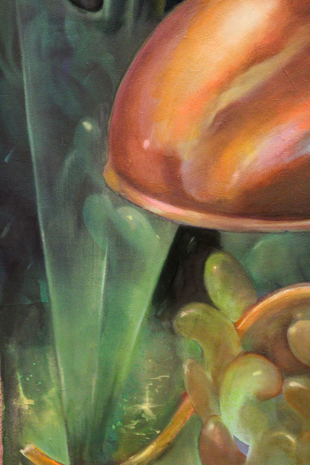 Painting by Nefertiti Jenkins titled "Trespasser" - 5.