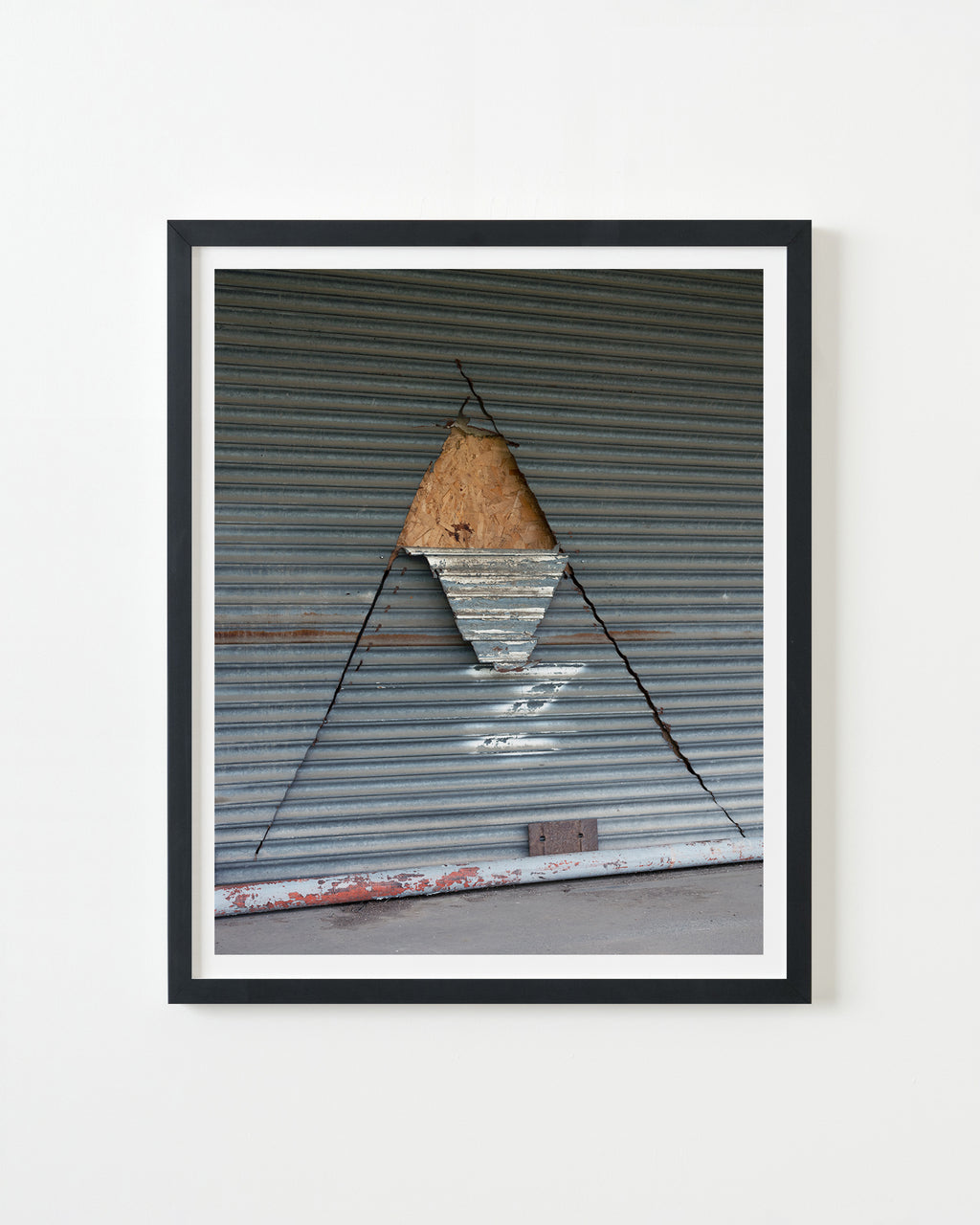 Photography by Nick Meyer titled "Corrugated Metal" - 3.