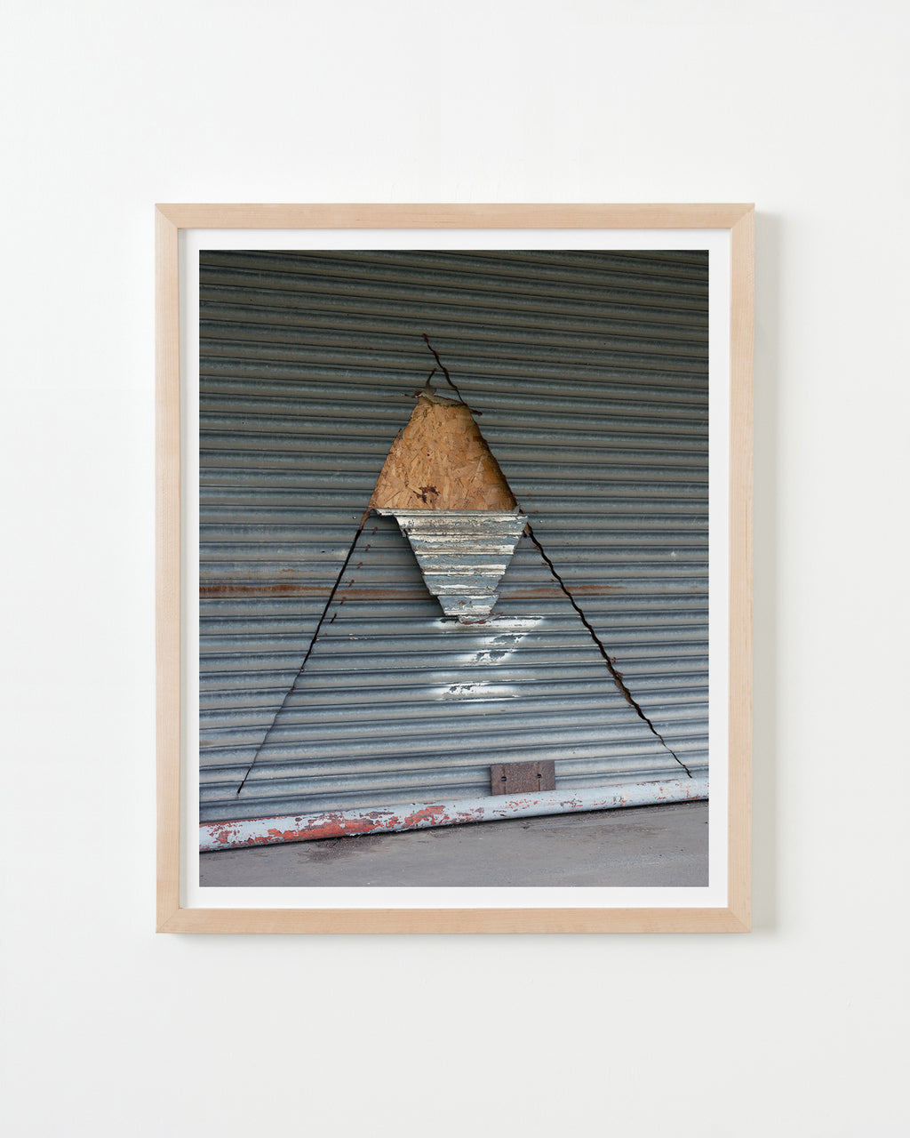 Photography by Nick Meyer titled "Corrugated Metal" - 4.