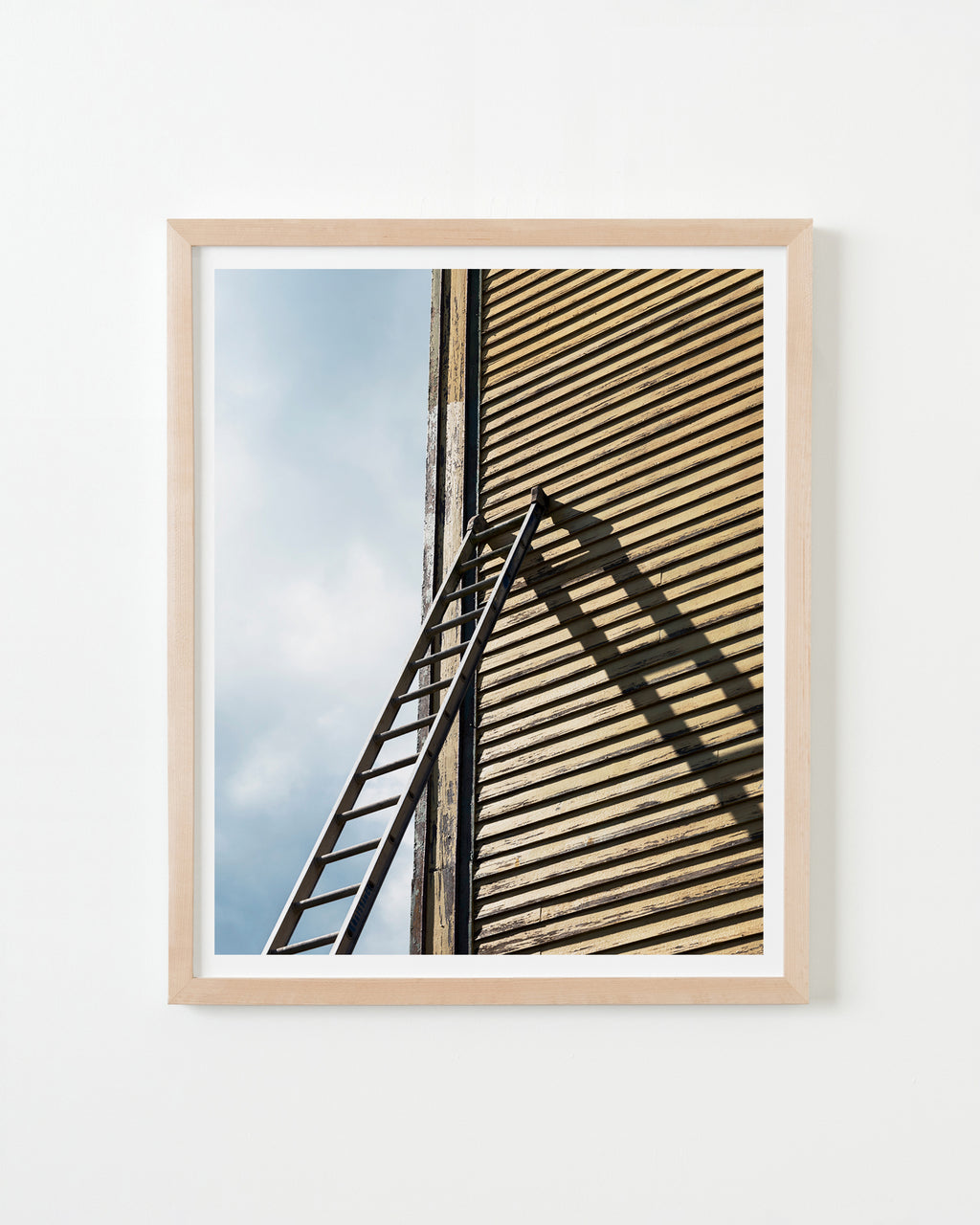 Photography by Nick Meyer titled "Ladder on Building" - 4.