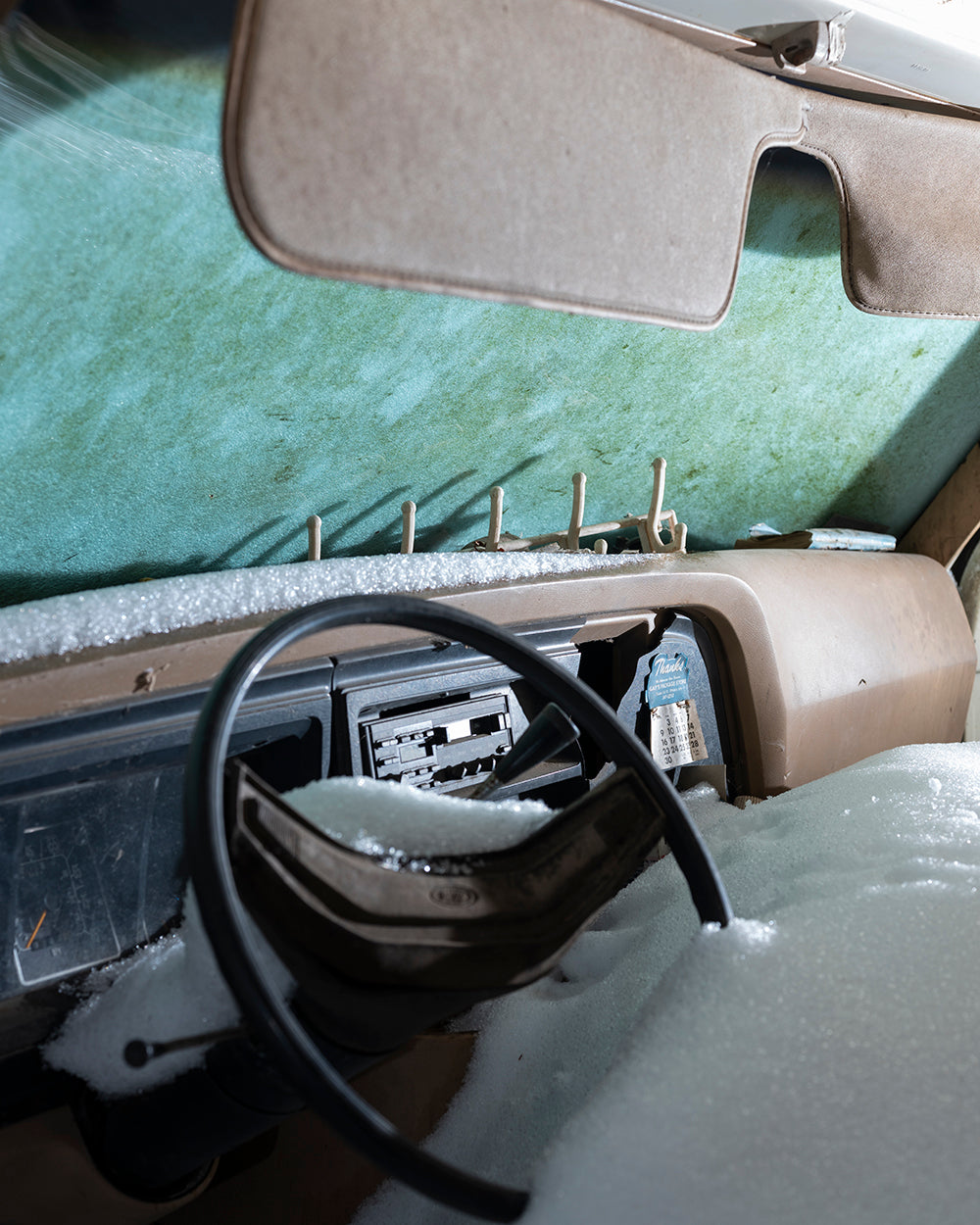 Photography by Nick Meyer titled "Snowed in Truck" - 2.