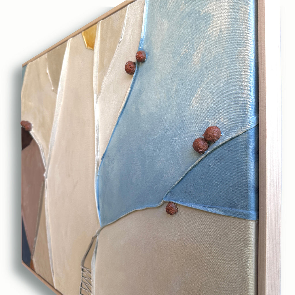 Painting by Nicole Anastas titled "Bloom" - 5.