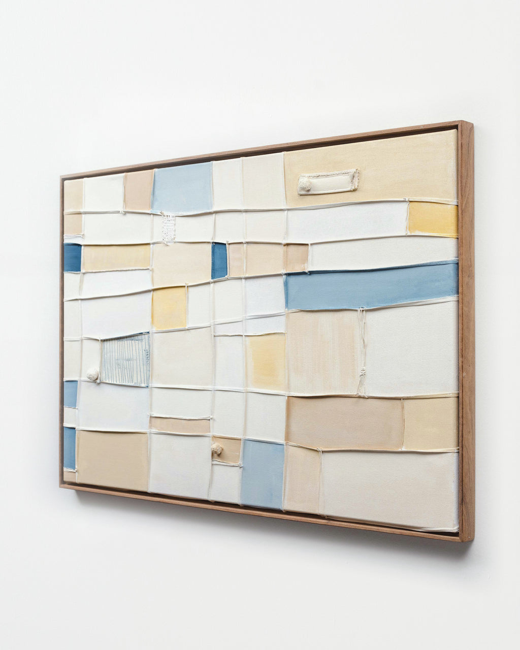 Painting by Nicole Anastas titled "Compartments 66" - 3.