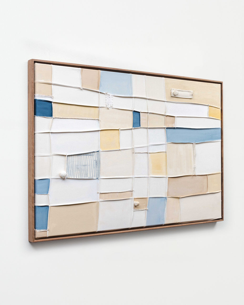 Painting by Nicole Anastas titled "Compartments 66" - 4.