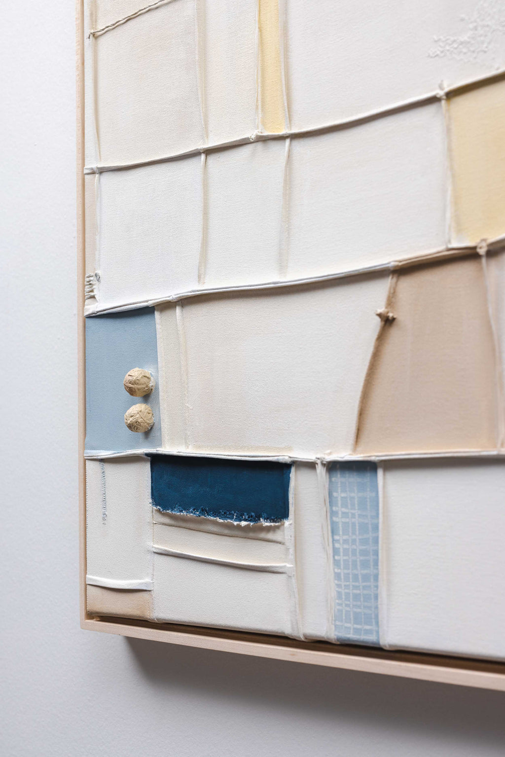 Painting by Nicole Anastas titled "Compartments 66" - 5.