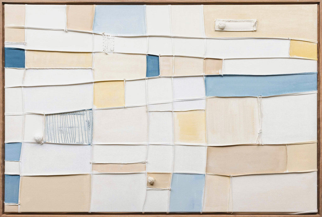 Painting by Nicole Anastas titled "Compartments 66" - 2.