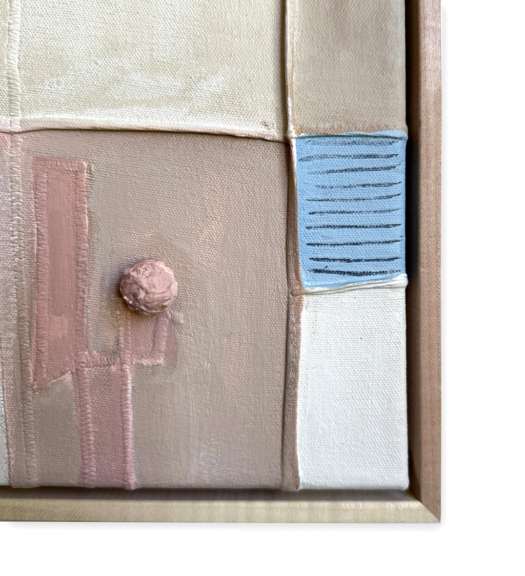 Painting by Nicole Anastas titled "Compartments 68" - 3.