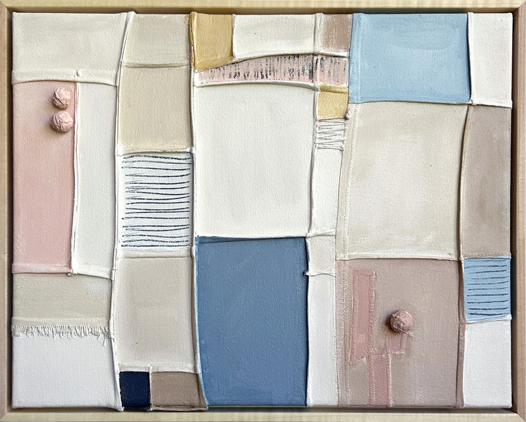 Painting by Nicole Anastas titled "Compartments 68" - 2.