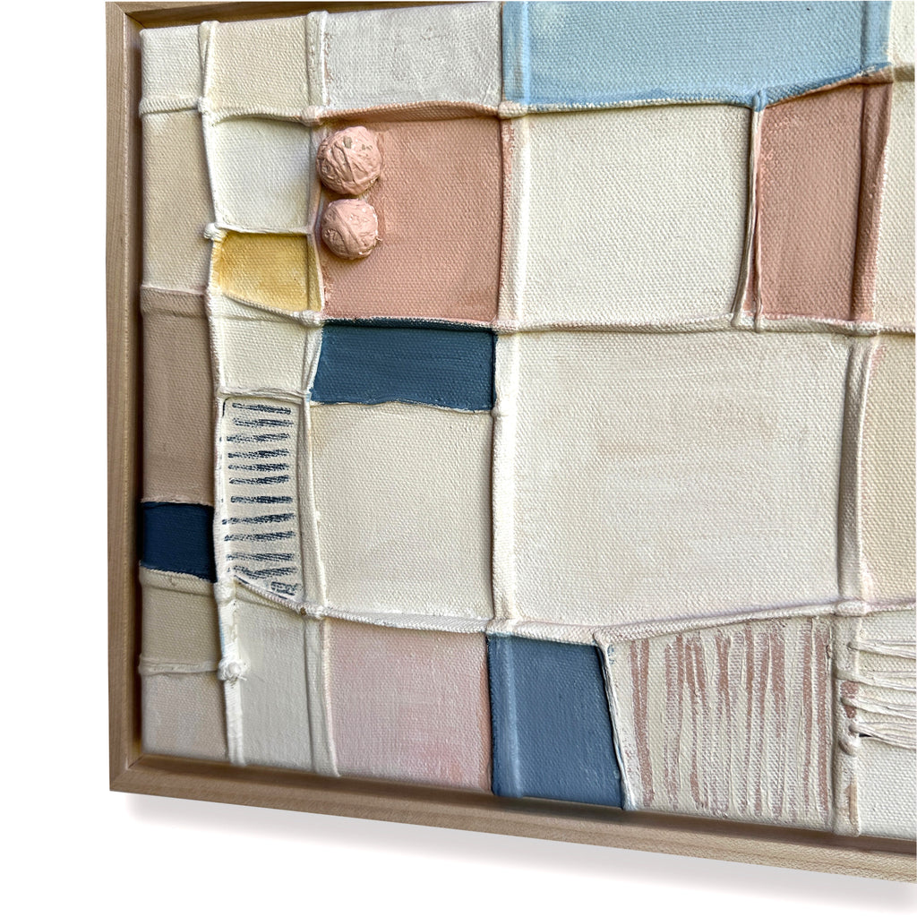 Painting by Nicole Anastas titled "Compartments 70" - 3.