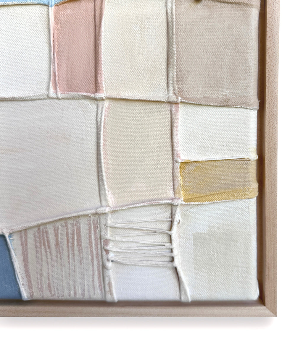 Painting by Nicole Anastas titled "Compartments 70" - 5.