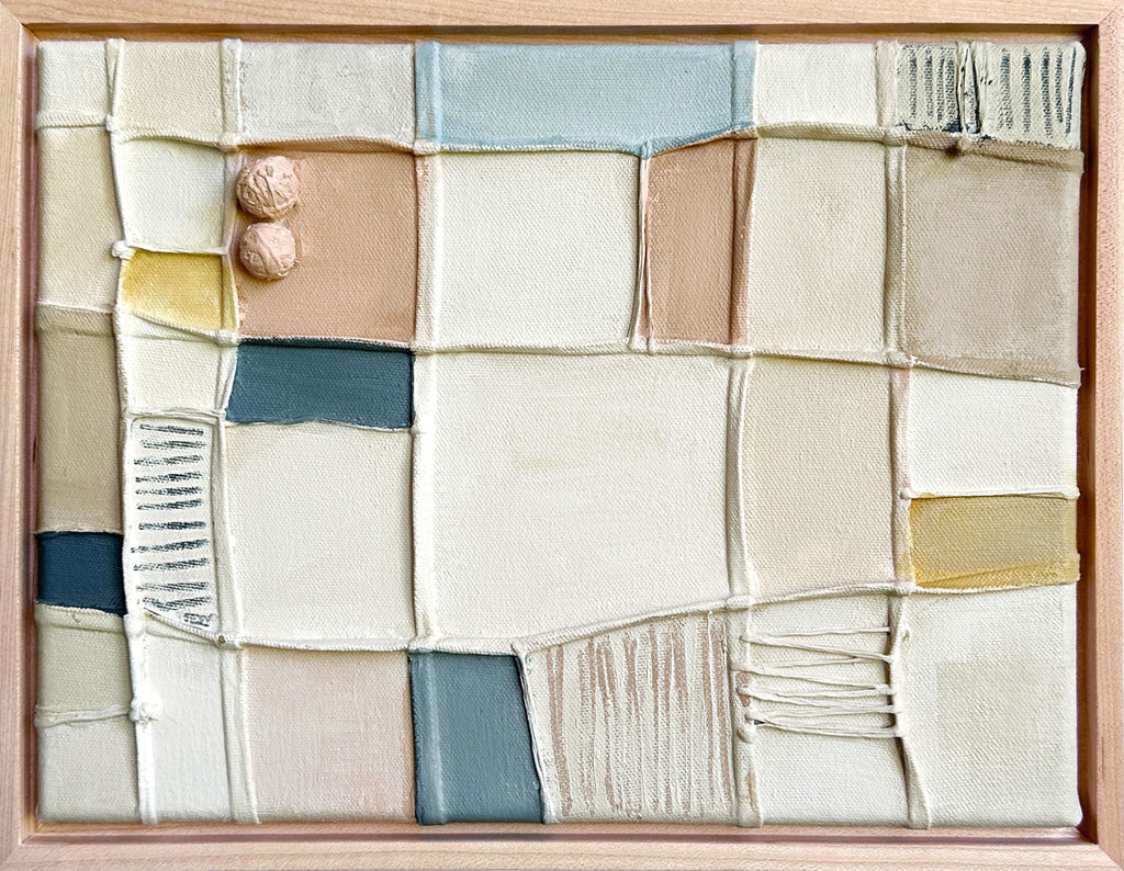 Painting by Nicole Anastas titled "Compartments 70" - 2.