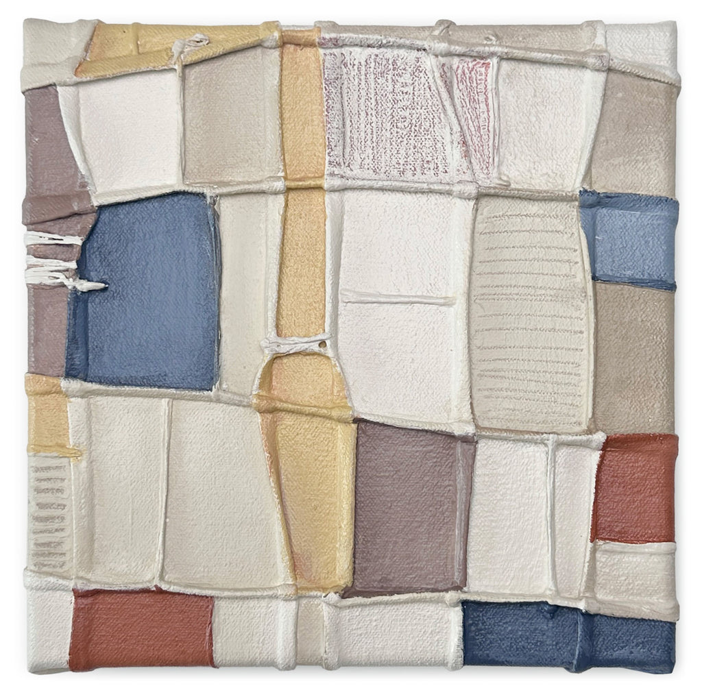 Painting by Nicole Anastas titled "Deconstructed Still-Life 2" - 2.
