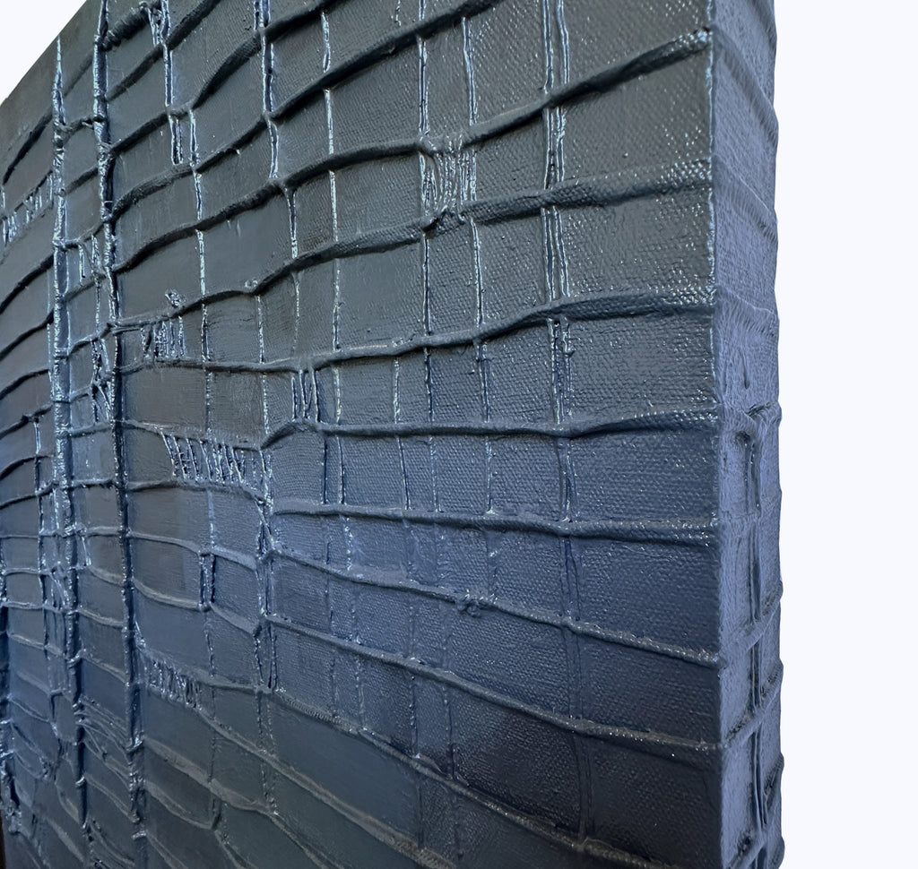 Painting by Nicole Anastas titled "Departed" - 4.