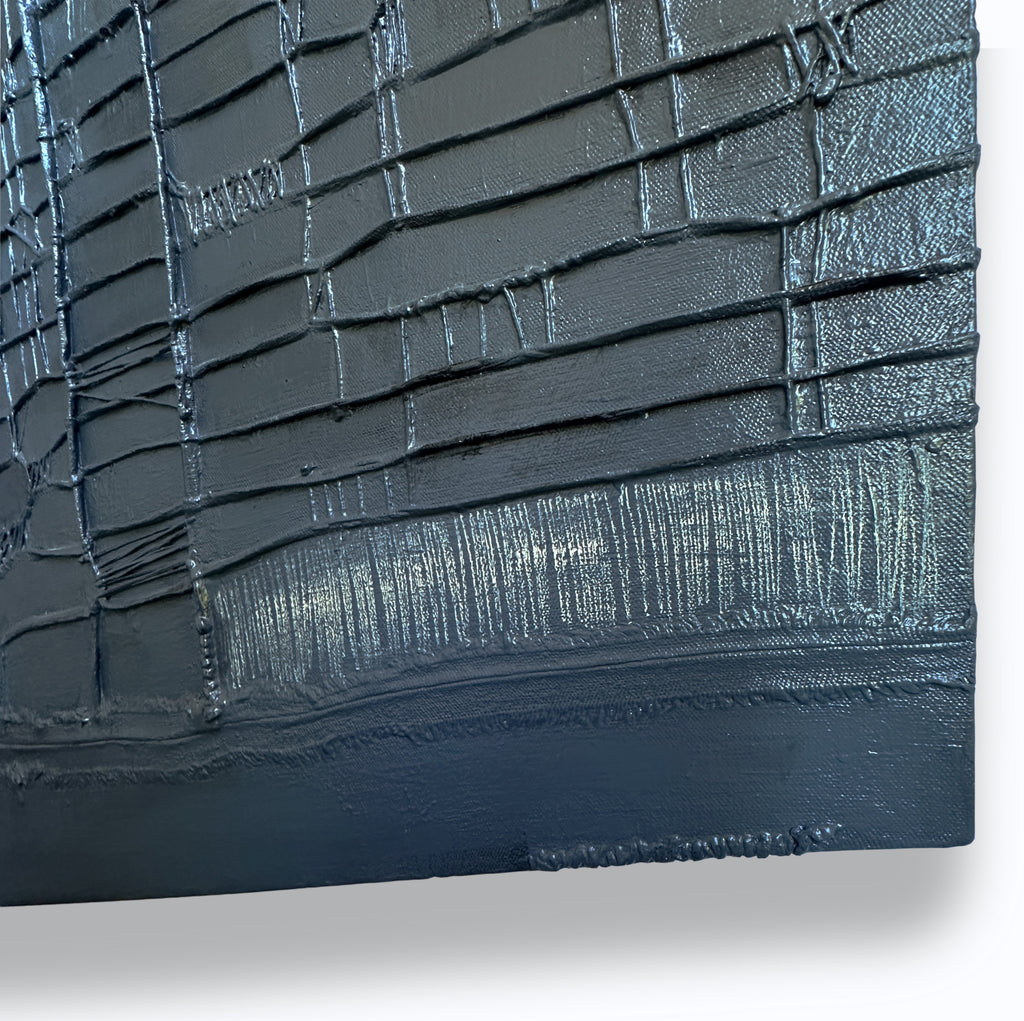 Painting by Nicole Anastas titled "Departed" - 3.