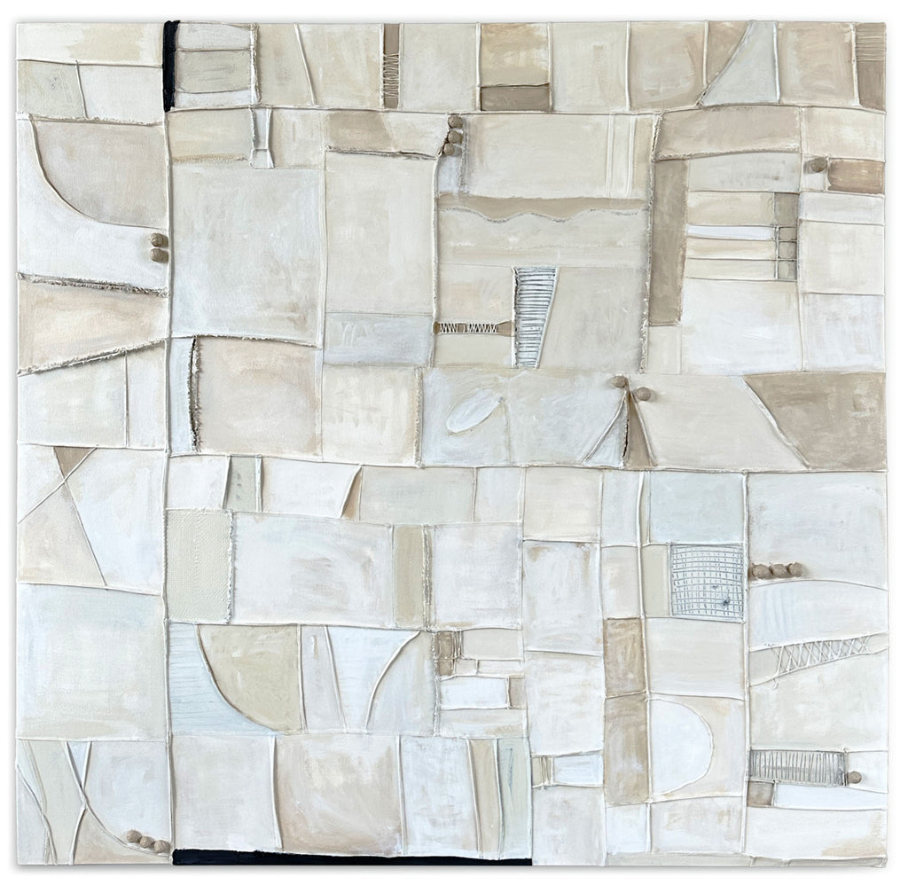 Painting by Nicole Anastas titled "Echoes" - 2.