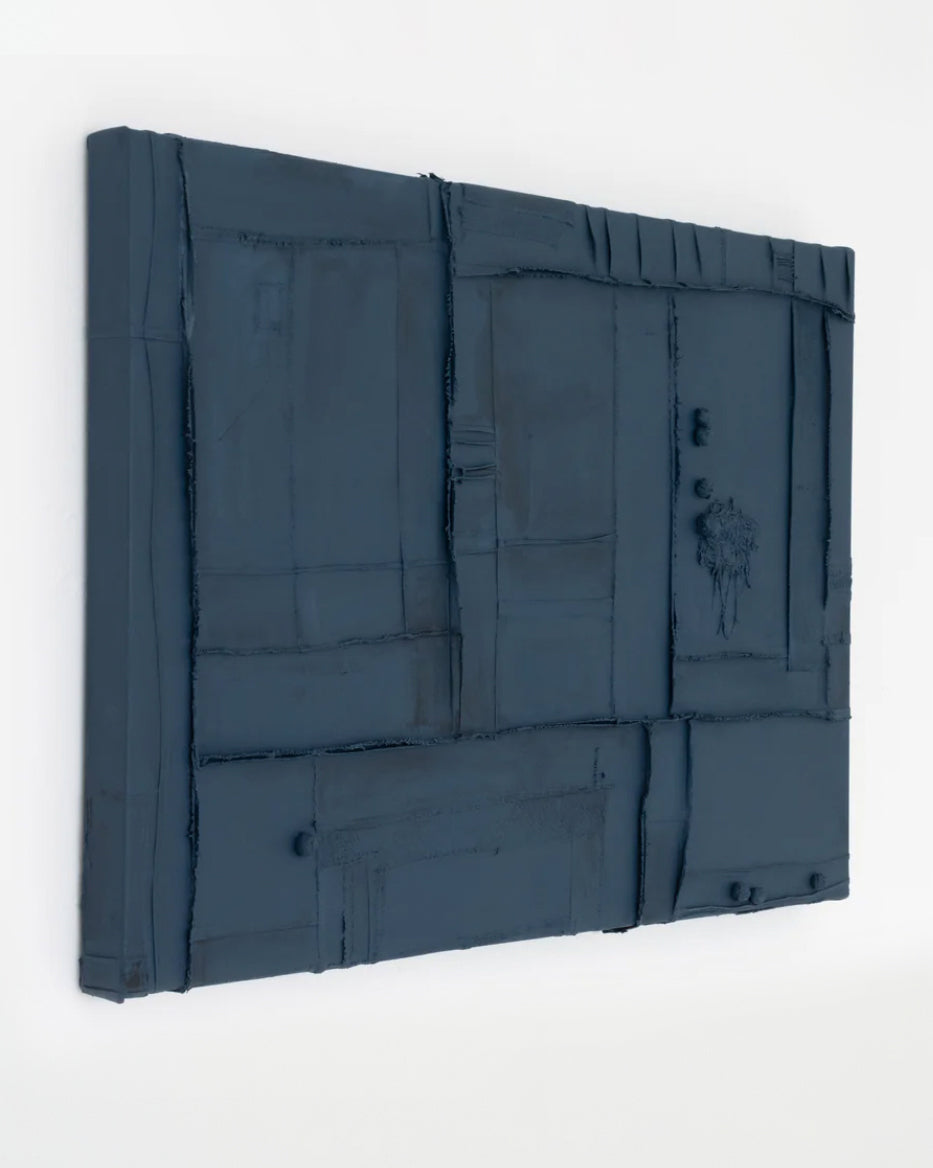 Painting by Nicole Anastas titled "Indigo" - 4.