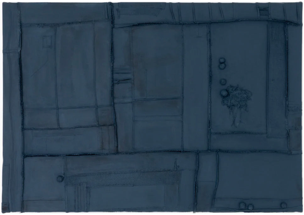 Painting by Nicole Anastas titled "Indigo" - 2.