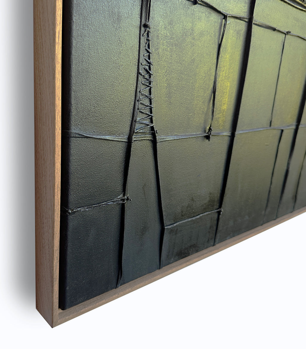 Painting by Nicole Anastas titled "Inked II" - 4.